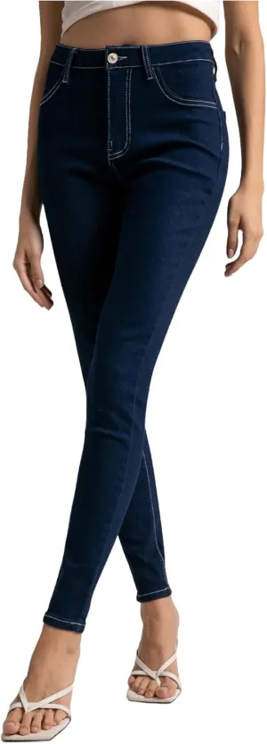 Skinny Stretchy Jeans for Women Butt Lifting mom Jeans High Waisted Stretchy Control Jeans Trendy Womens Jeans