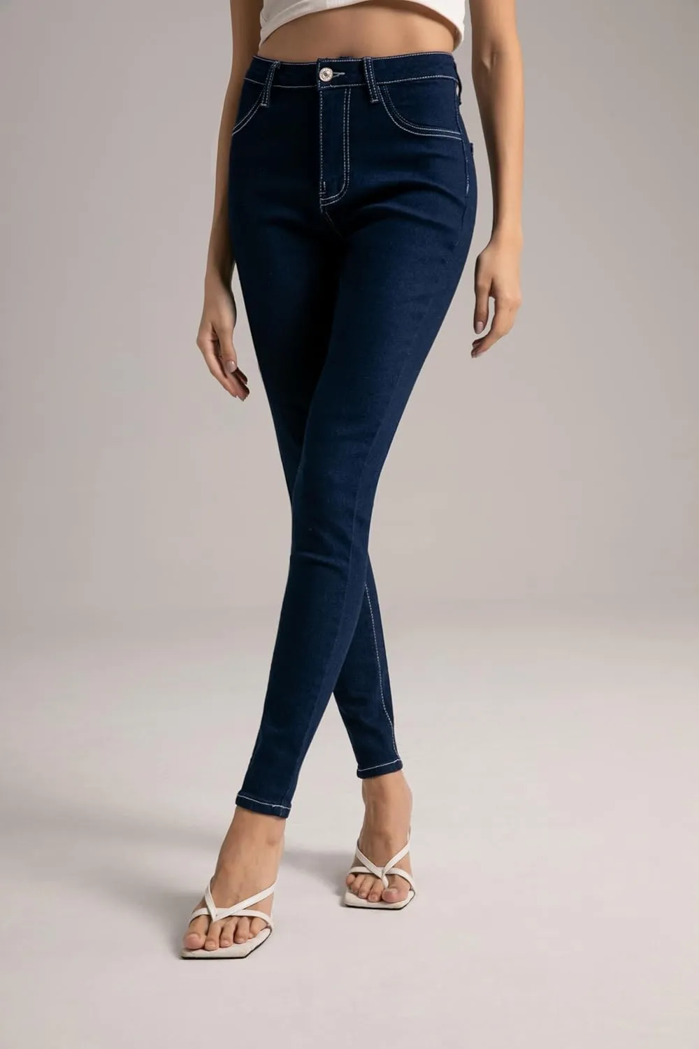 Skinny Stretchy Jeans for Women Butt Lifting mom Jeans High Waisted Stretchy Control Jeans Trendy Womens Jeans