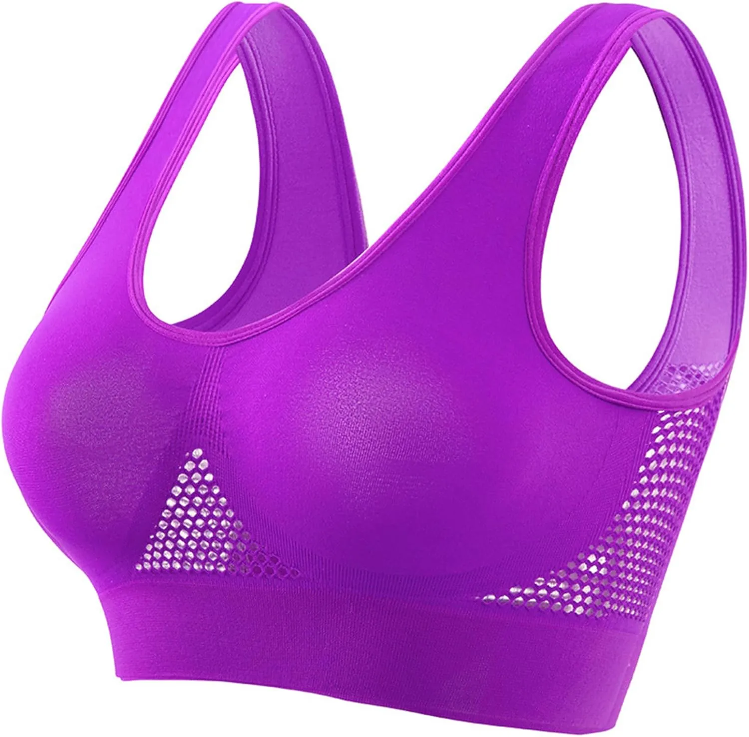 Sports Bras for Women Breathable Anti-Saggy Breasts Bra Cooling Lift Up Air Bras Summer Comfort Mesh Kulken Bra