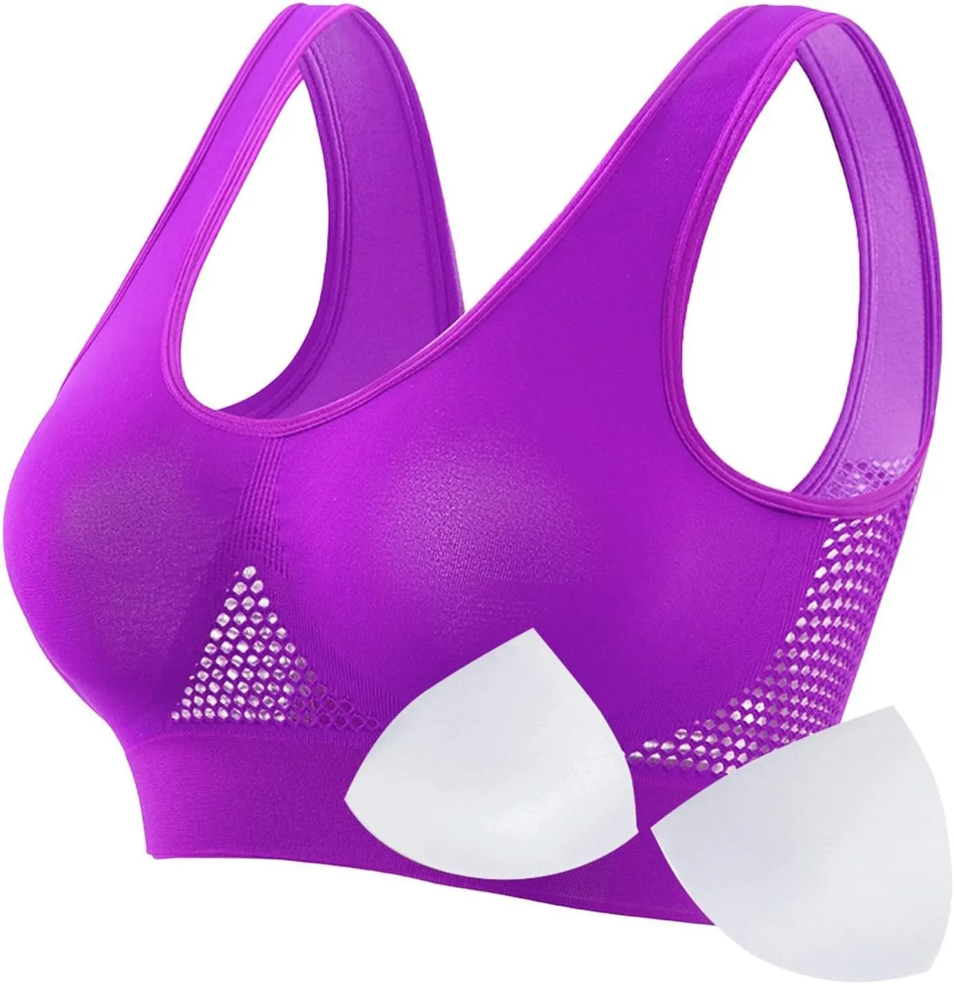 Sports Bras for Women Breathable Anti-Saggy Breasts Bra Cooling Lift Up Air Bras Summer Comfort Mesh Kulken Bra