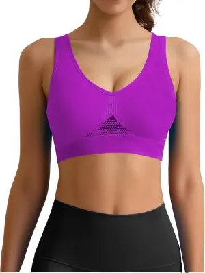 Sports Bras for Women Breathable Anti-Saggy Breasts Bra Cooling Lift Up Air Bras Summer Comfort Mesh Kulken Bra