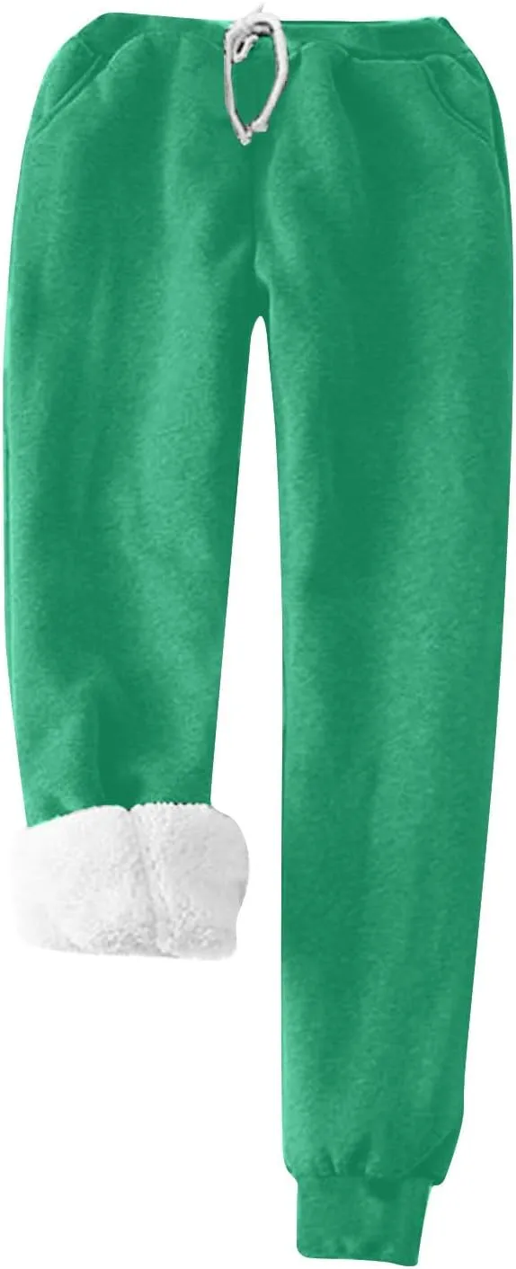 Stessotudo Women Lounge Sets Casual Fleece Lined Warm Underwear Long Sleeve Tops Sherpa Pant Sets Comfy 2 Piece Matching Sets