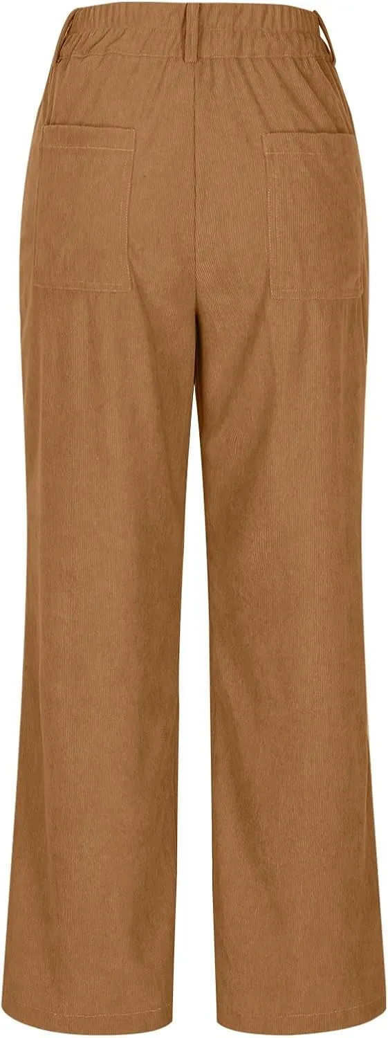Straight Leg Pants Women Casual Athletic Pants Stretch Work Trousers Comfort Hiking Pants Classic Daily Pants