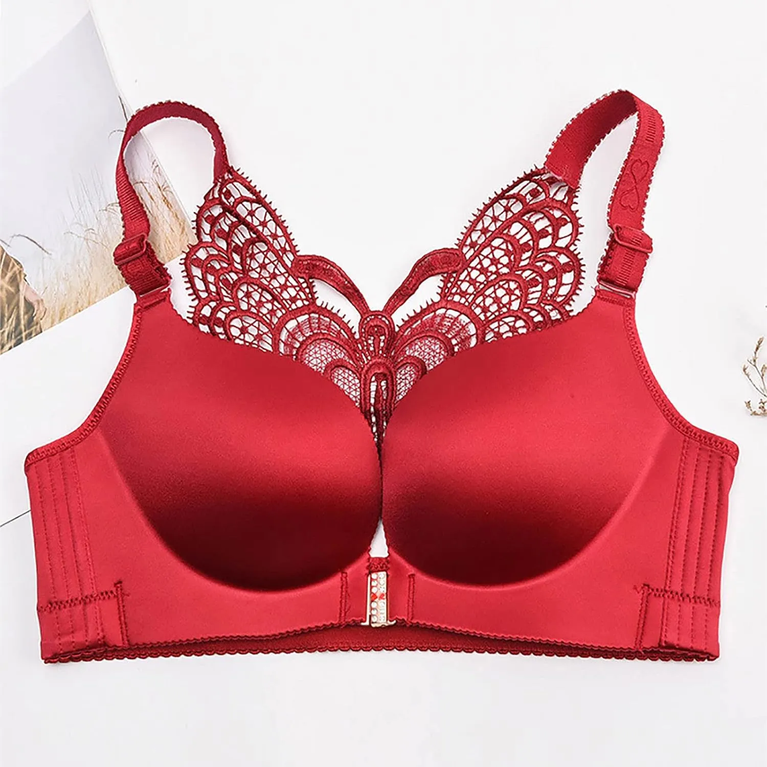 Strapless Bra Push Up Front Closure Backless Strapless Bra Butterfly Backless Seamless Bra Push Up Bra Strapless