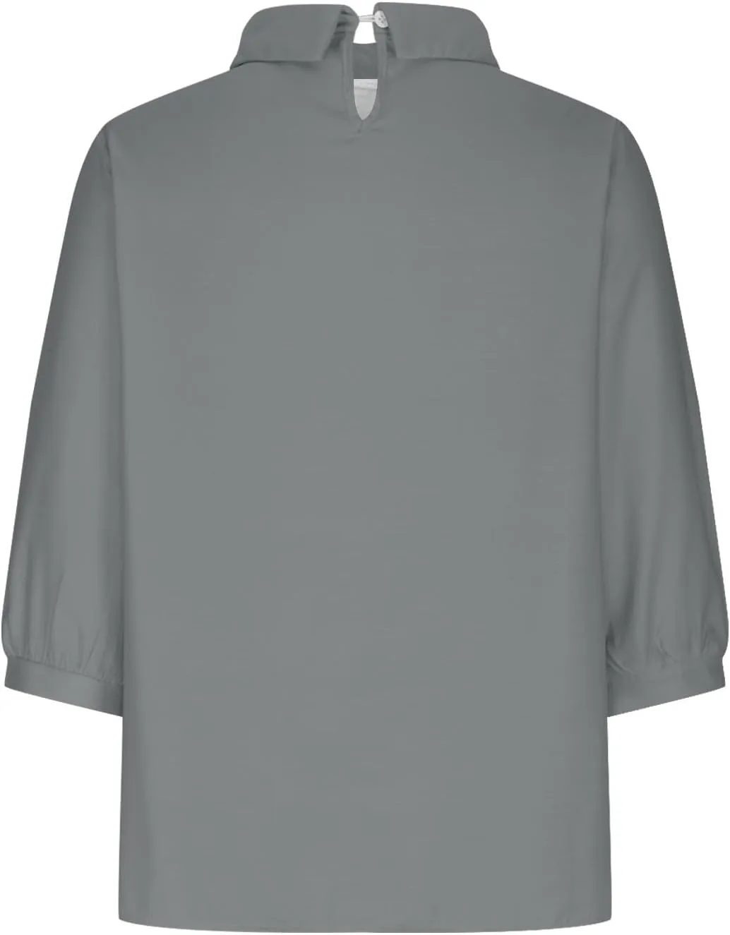 Summer Cotton Linen Gauze Shirts Comfy Breathable Lounge Top Loose 3/4 Sleeve Lapel T Shirt Plain Blouse Plus Size