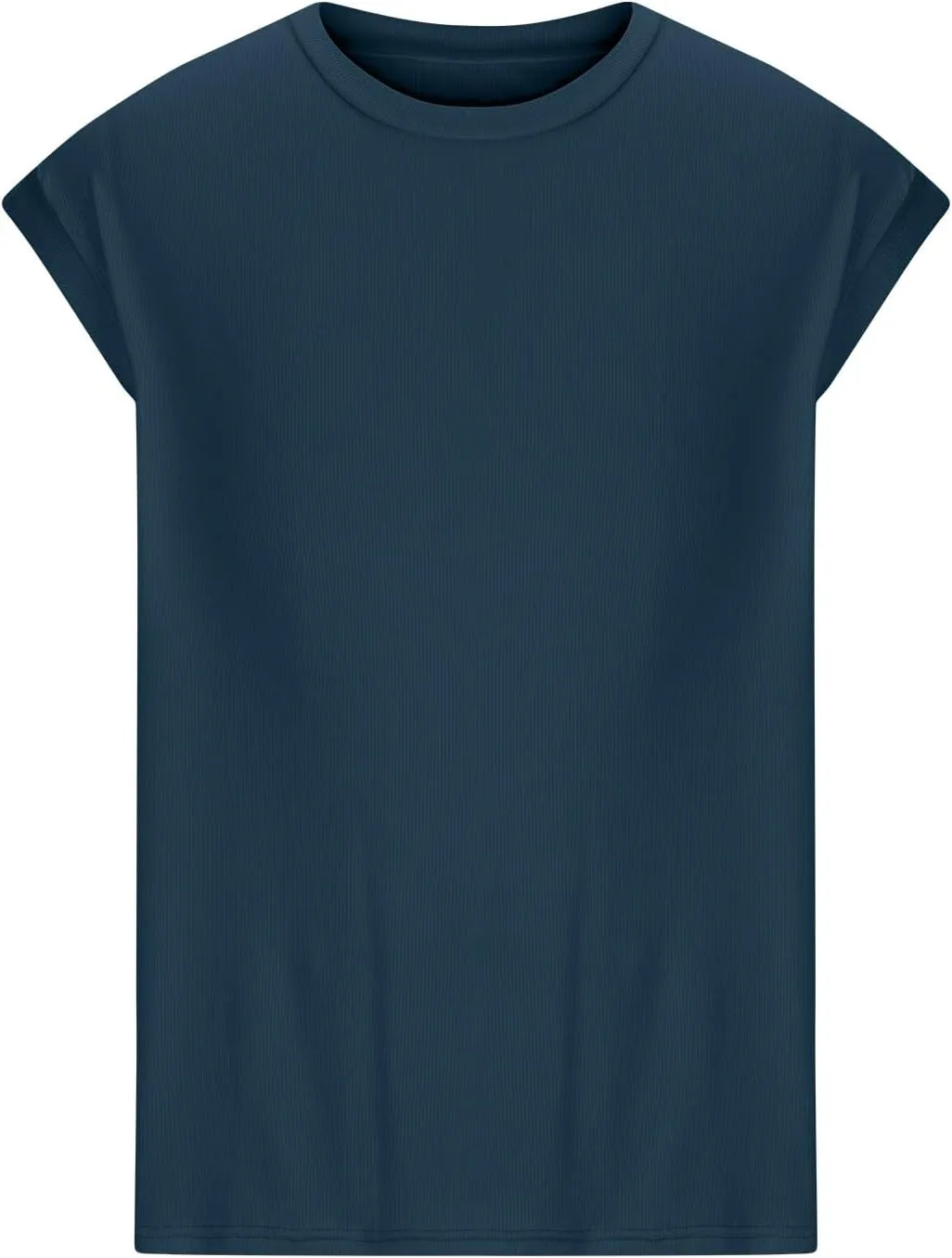 Summer Cotton Tank Tops for Men 2025 Plus Size Solid Colour Sleeveless Shirts Crewneck Quick Dry Athletic Gym Clothes