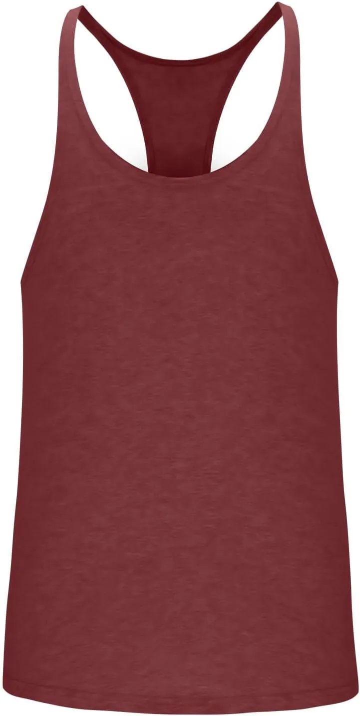 Summer Cotton Tank Tops for Men Plus Size Solid Colour Stretch Sleeveless Shirts Crewneck Dry Athletic Clothing