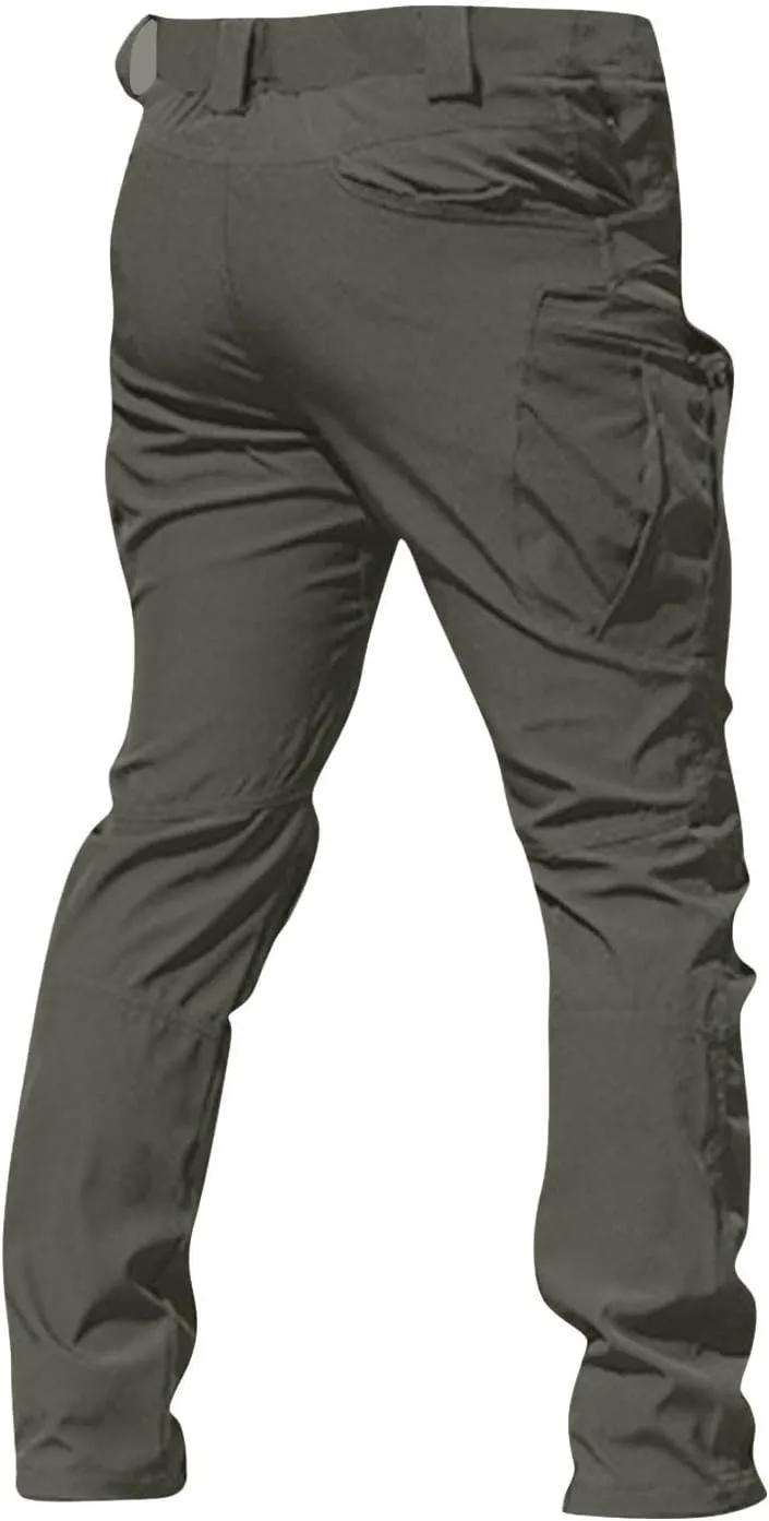 Tactical Pants for Men Cargo Pants with Multi Pockets Gym Work Pants Outdoor Hiking Pants Summer Casual Trousers