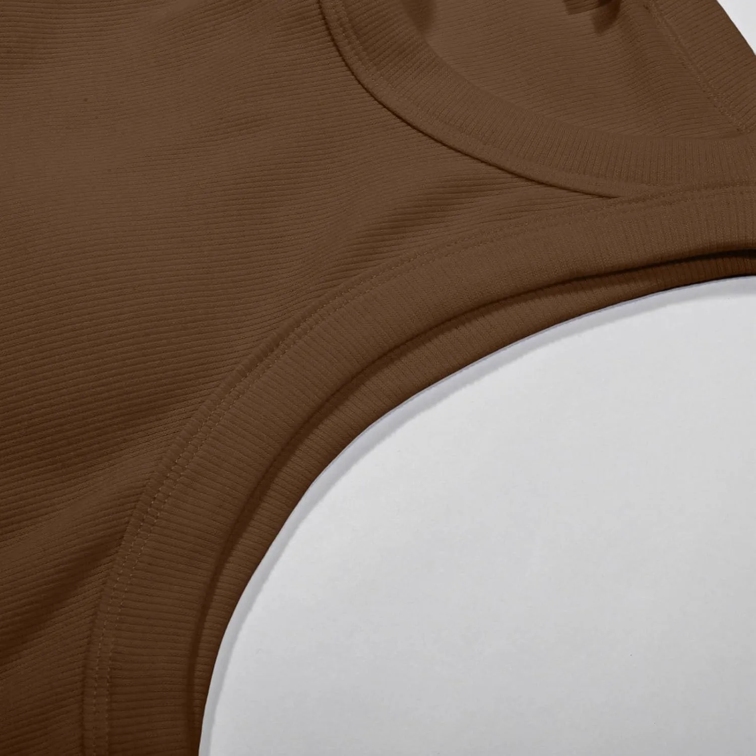 Tank Tops with Built in Bras Round Neck Ribbed Tank Top with Bra Pads Loose Casual Workout Tank Tops for Women