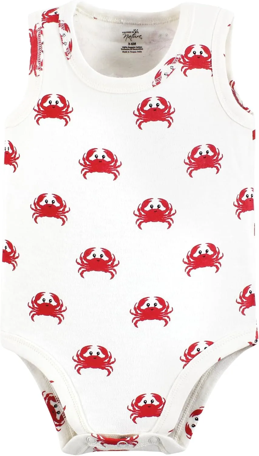 Touched by Nature Unisex Baby Organic Cotton Bodysuits