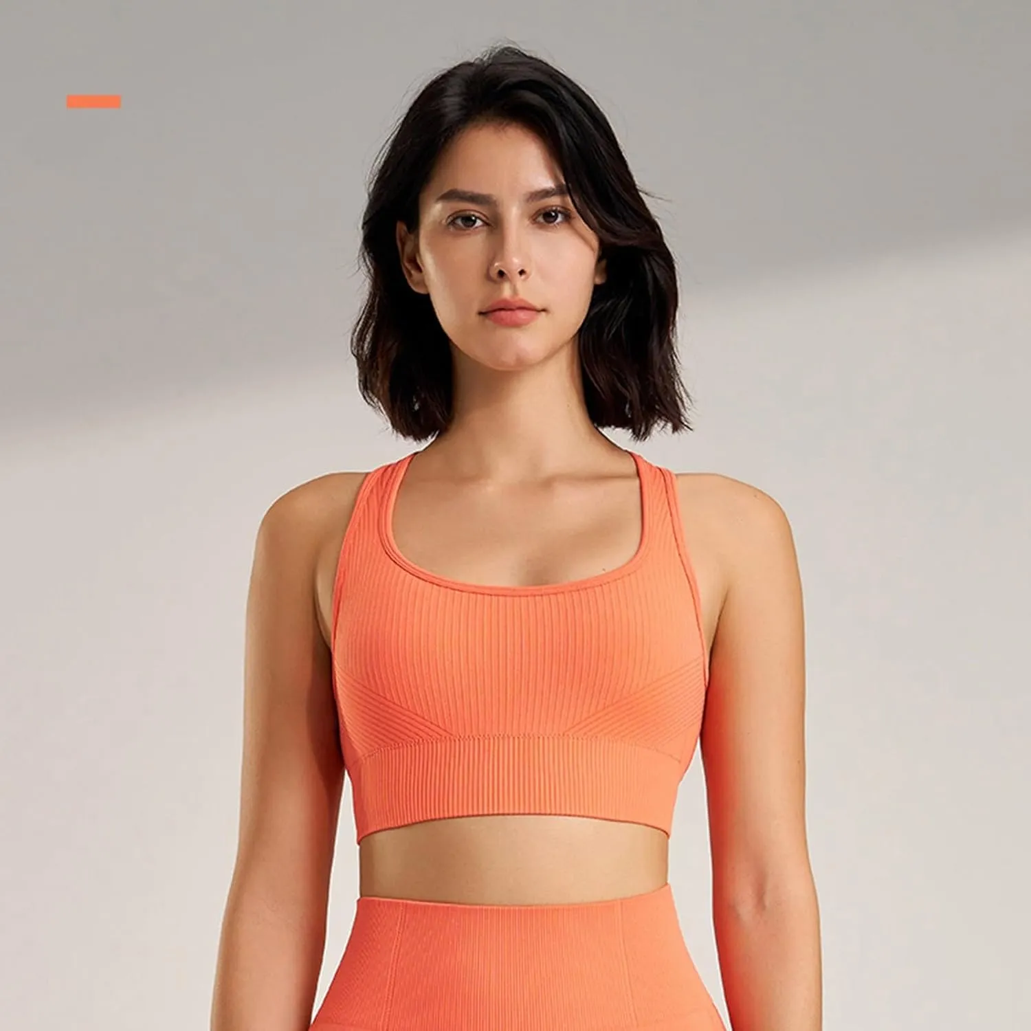 Underwire Sports Bra for Women U Neck Gym Workout Quick Dry Bras Wireless High Impact Classic Smooth Cozy Bra