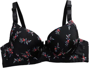 Women High Support Breathable Bralettes No Underwire Push Up Seamless Bras Wirefree Full Coverage Bralette