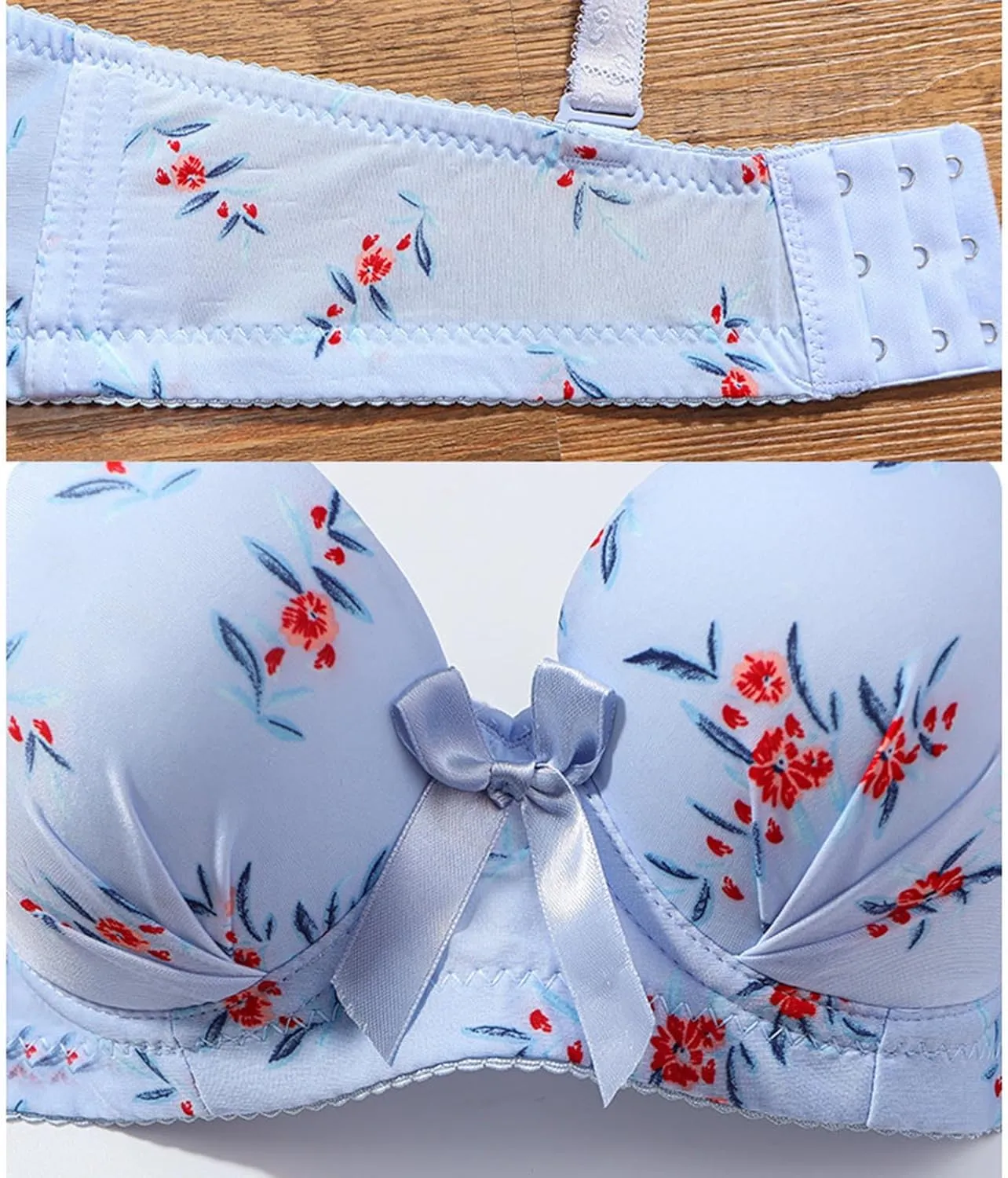 Women High Support Breathable Bralettes No Underwire Push Up Seamless Bras Wirefree Full Coverage Bralette