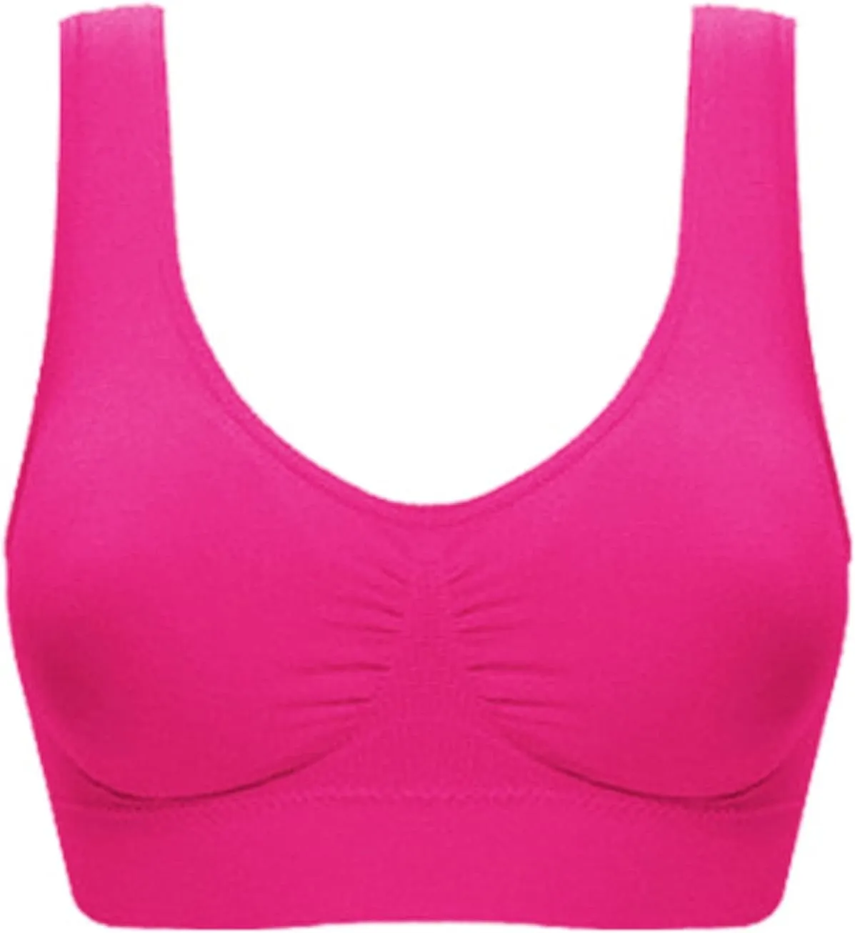Women Sports Bra Fitness Fashion Yoga Bra Comfort Wireless Push Up Bra High Support Bra Padded Yoga Tank Tops