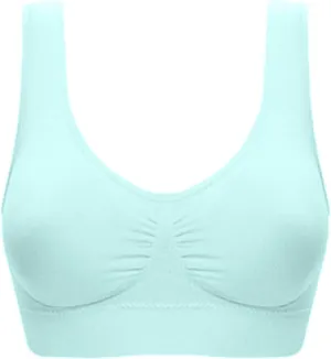 Women Sports Bra Fitness Fashion Yoga Bra Comfort Wireless Push Up Bra High Support Bra Padded Yoga Tank Tops