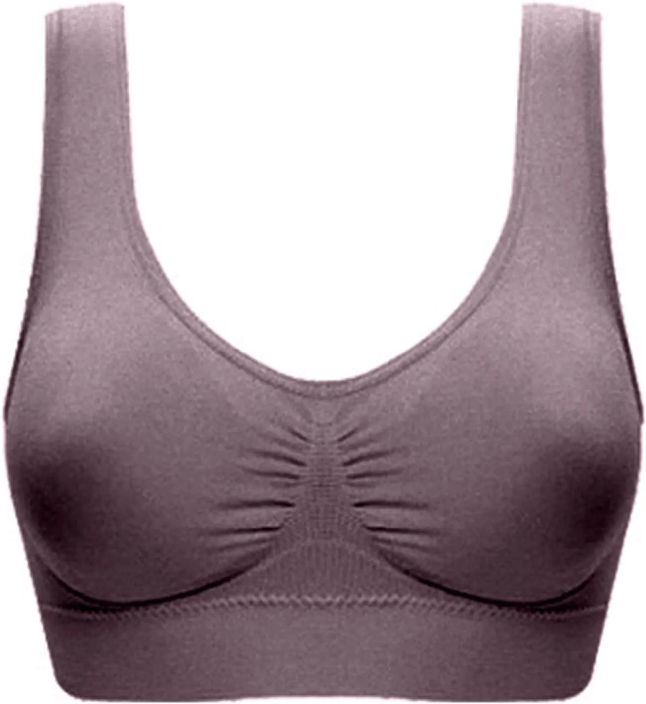 Women Sports Bra Fitness Fashion Yoga Bra Comfort Wireless Push Up Bra High Support Bra Padded Yoga Tank Tops
