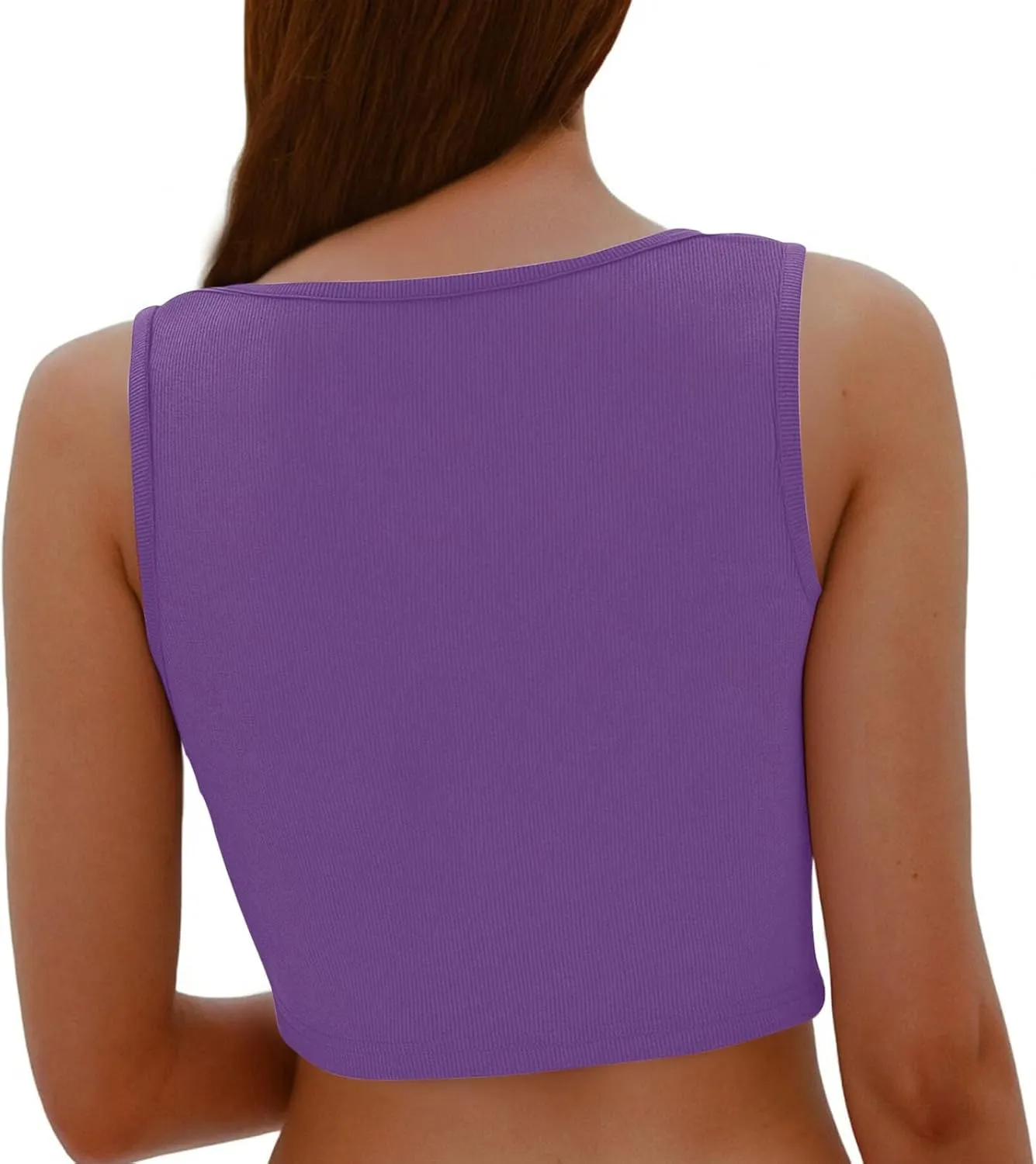 Women Twist Knot Front Tank Tops Summer Y2K V Neck Sleeveless Crop Top Casual Slim Fit Ribbed Yoga Beach Tanks Tee