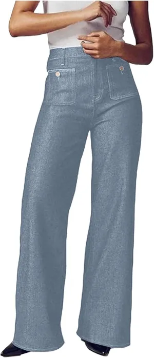 Women's Baggy Jeans Sweatpants Jeans High Waisted Jeans Wide Straight Leg Denim Pants Boyfriend Jeans