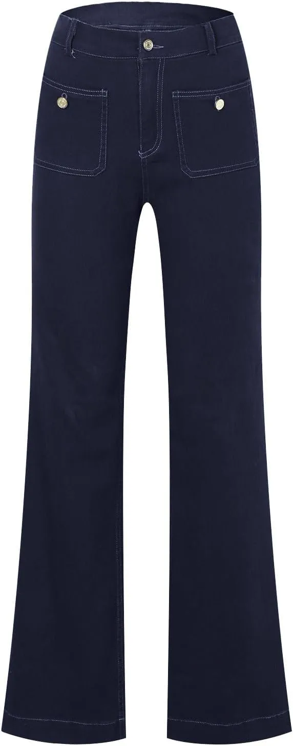 Women's Baggy Jeans Sweatpants Jeans High Waisted Jeans Wide Straight Leg Denim Pants Boyfriend Jeans