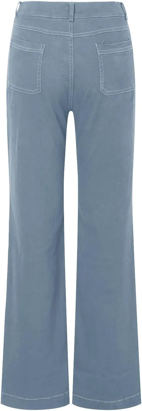 Women's Baggy Jeans Sweatpants Jeans High Waisted Jeans Wide Straight Leg Denim Pants Boyfriend Jeans