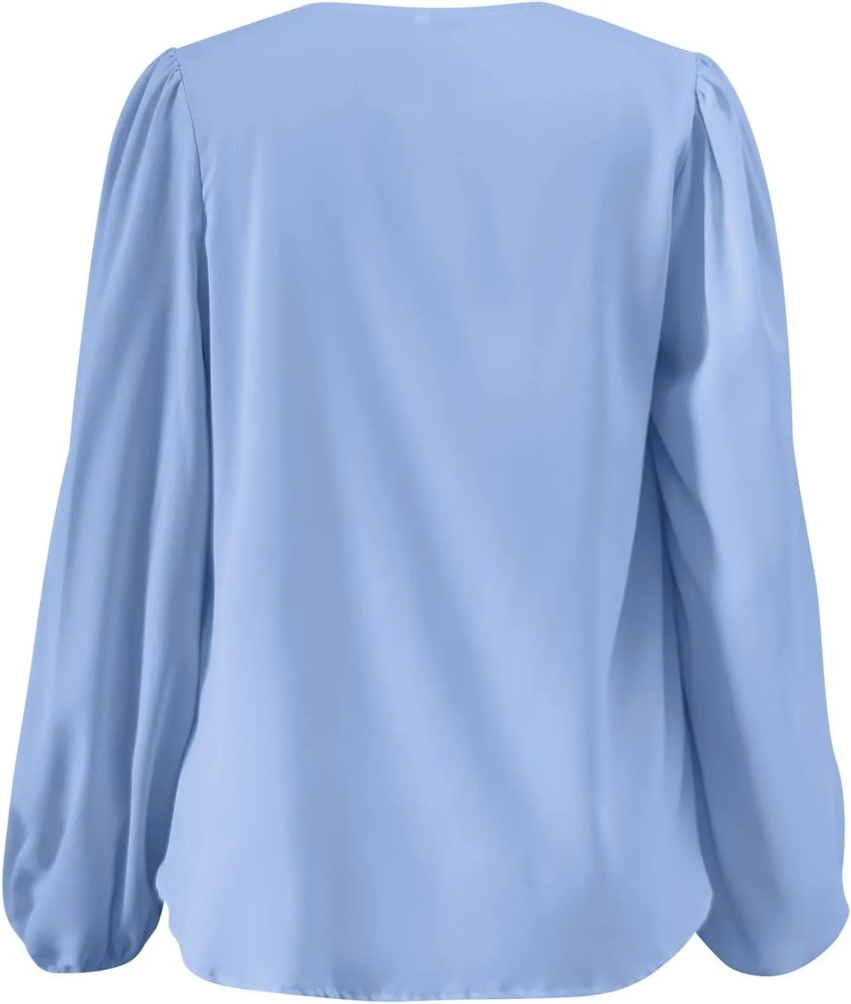 Women's Blouse Plus Size Casual Shirt Soft Comfy Long Sleeve Sexy V Neck Shirt Tops Work Pullover Tops