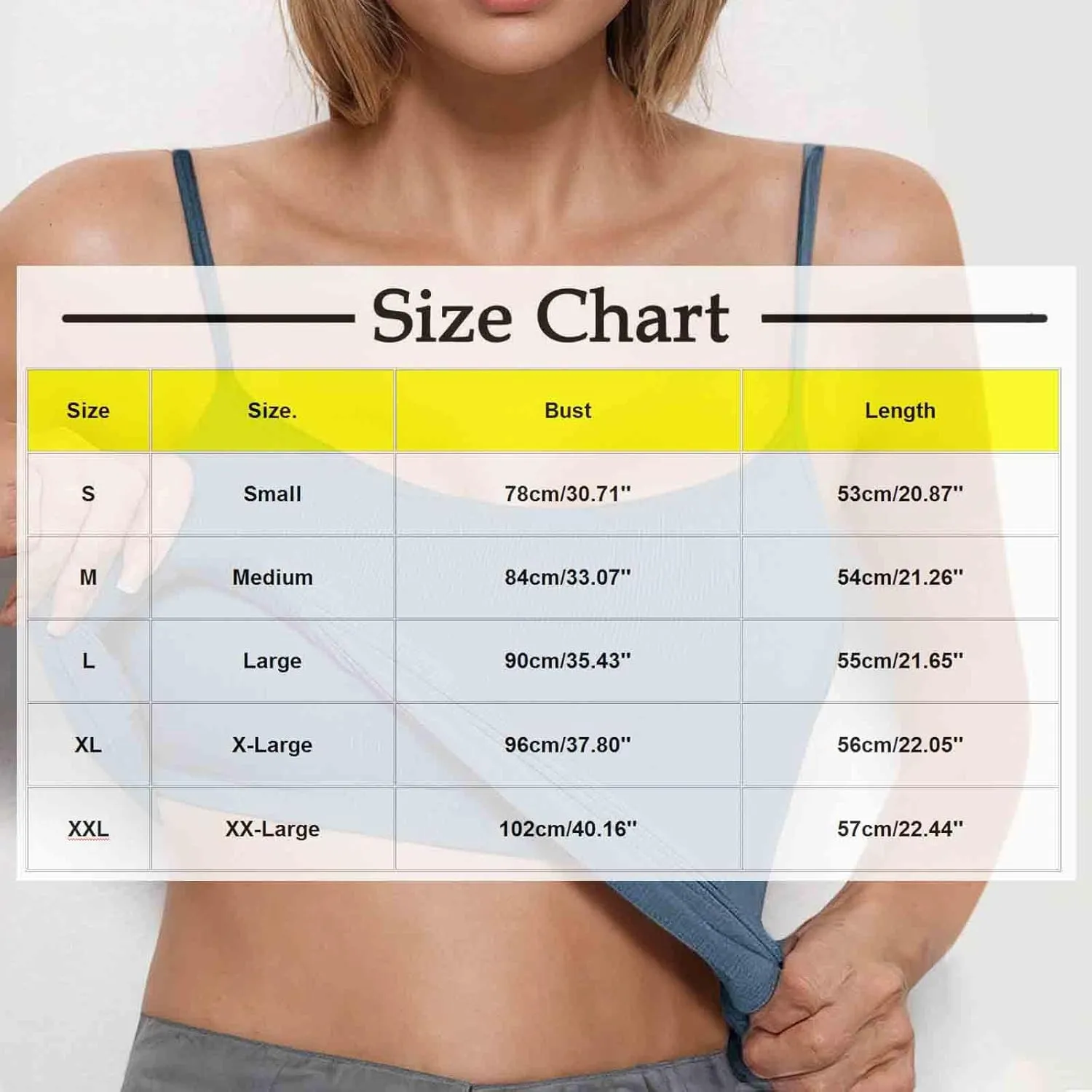 Womens Camisole Tops with Built in Bra Ribbed Knit Tank Top Spaghetti Straps Sleeveless Padded Yoga Basic Tees
