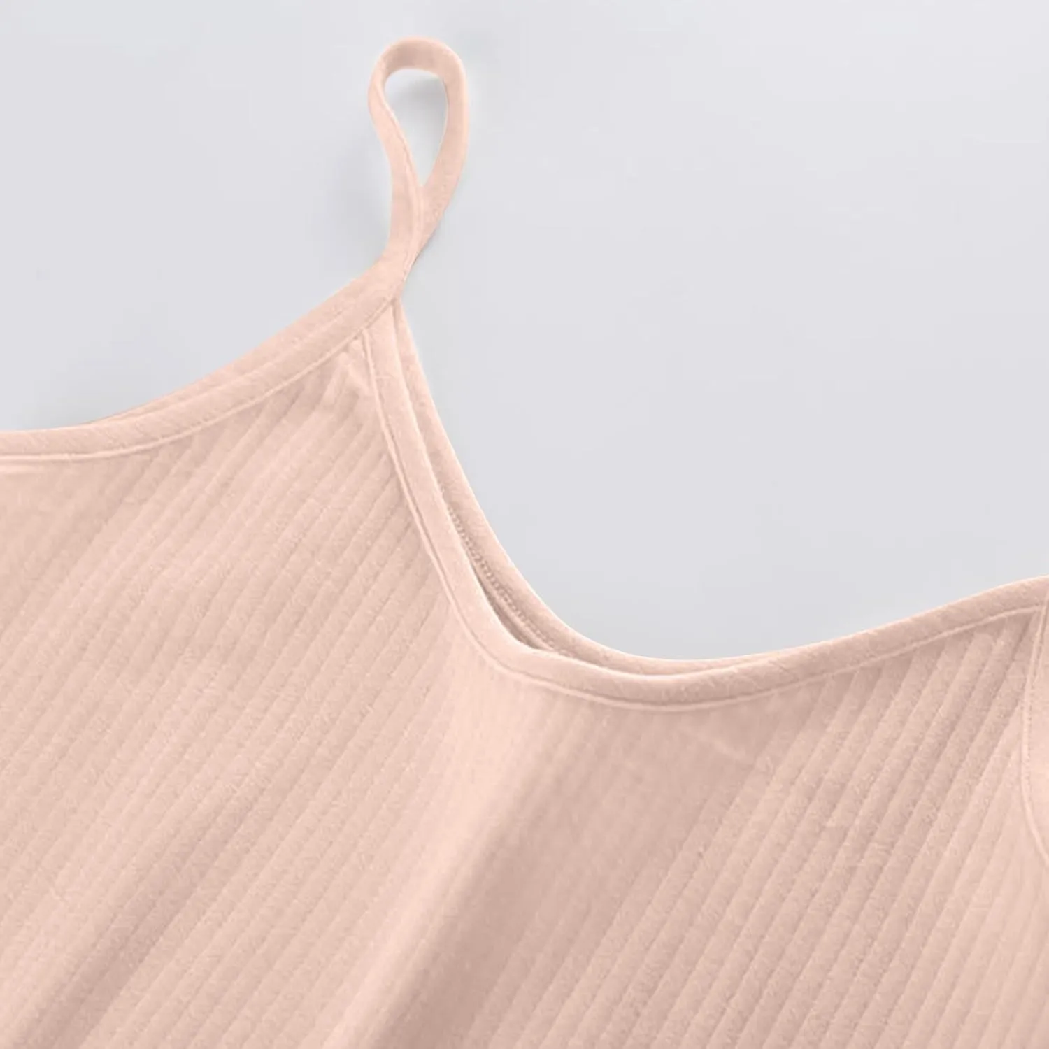 Women's Cotton T-Shirt Plus Size Solid Scoop Neck Sleeveless Camisole Casual Lightweight Breathable Slim Fit Blouse