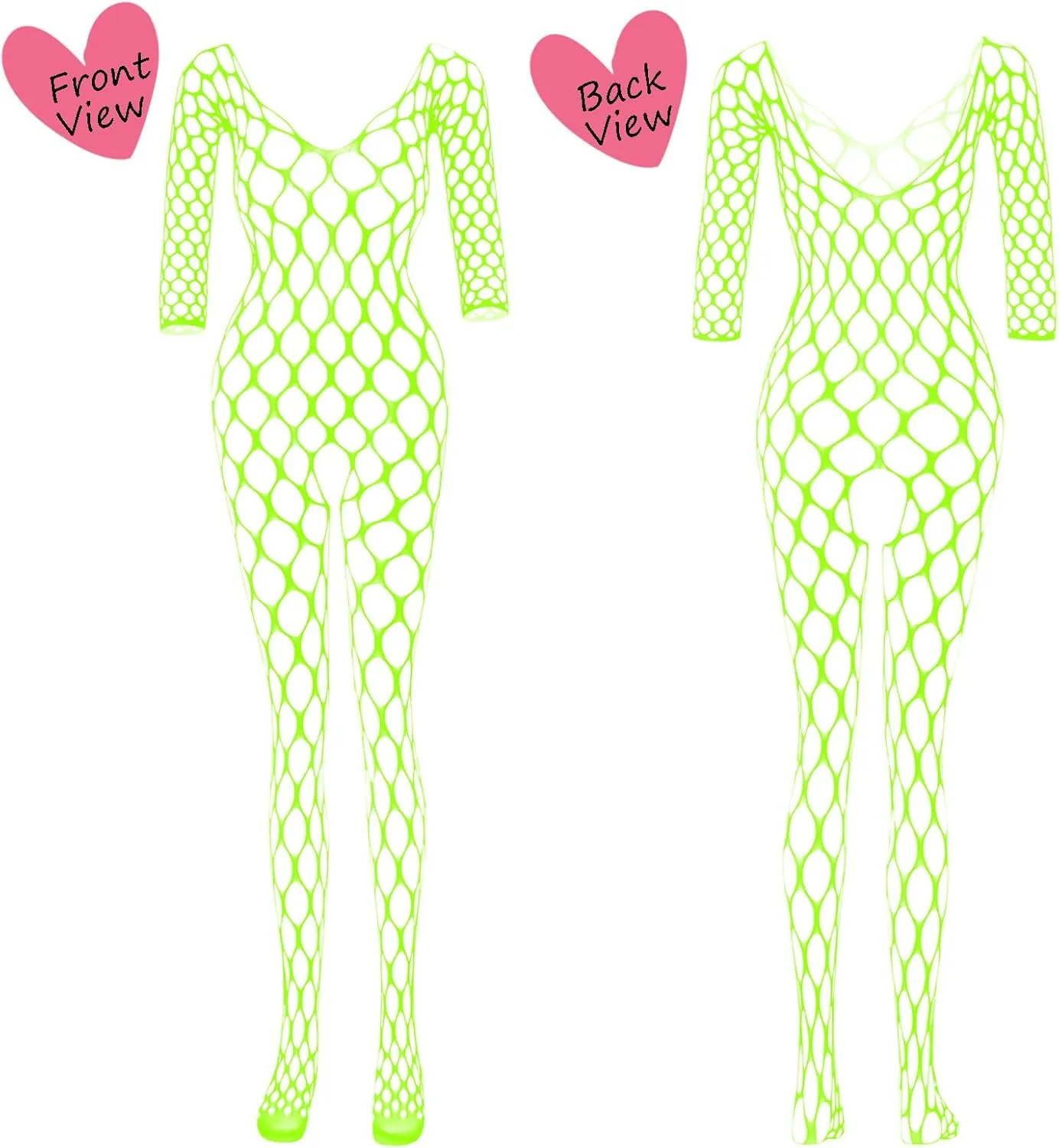Women's Fishnet Lingerie Lace Stockings Bodysuits Mesh Babydoll for Women