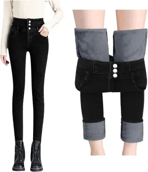 Womens Flare Jeans High Waisted Wide Leg Baggy Jeans Stretch Denim Pants Distressed Boyfriend Denim Jeans