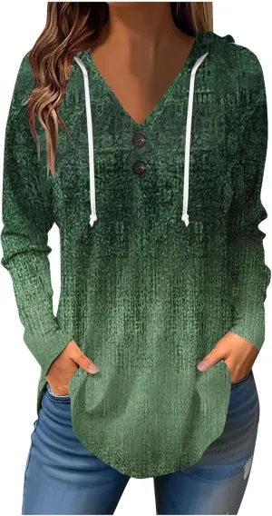 Womens Hoodies, Women'S Long Sleeve Plaid Hoodie Collar Plus Size Top Kawaii Hawaii Womens Hoodies Pullover