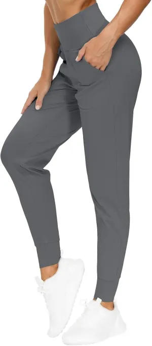 Women's Jogger Sweatpants Tummy Control Athletic Pants High Waisted Yoga Pants Lightweight Workout Pants Travel Pants