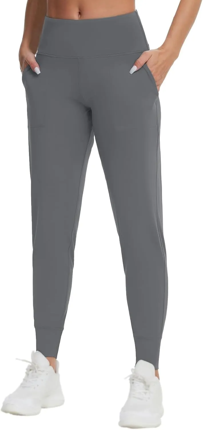 Women's Jogger Sweatpants Tummy Control Athletic Pants High Waisted Yoga Pants Lightweight Workout Pants Travel Pants