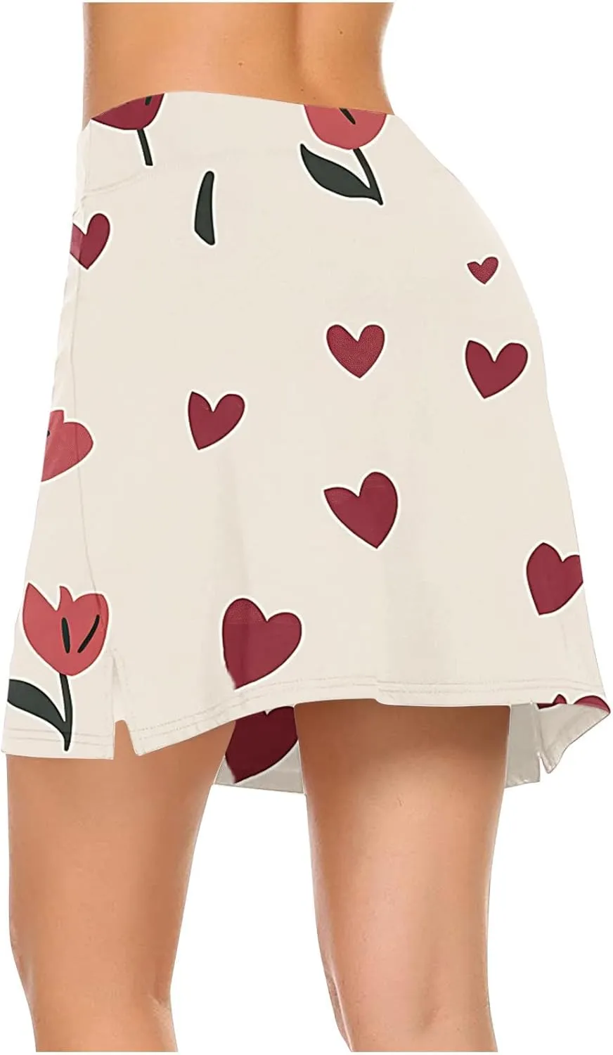 Womens Pleated High Cut 2 Piece Skirts Sets Skirts Shorts Sets for Women Workout Gym Yoga Tennis Matching Skirts