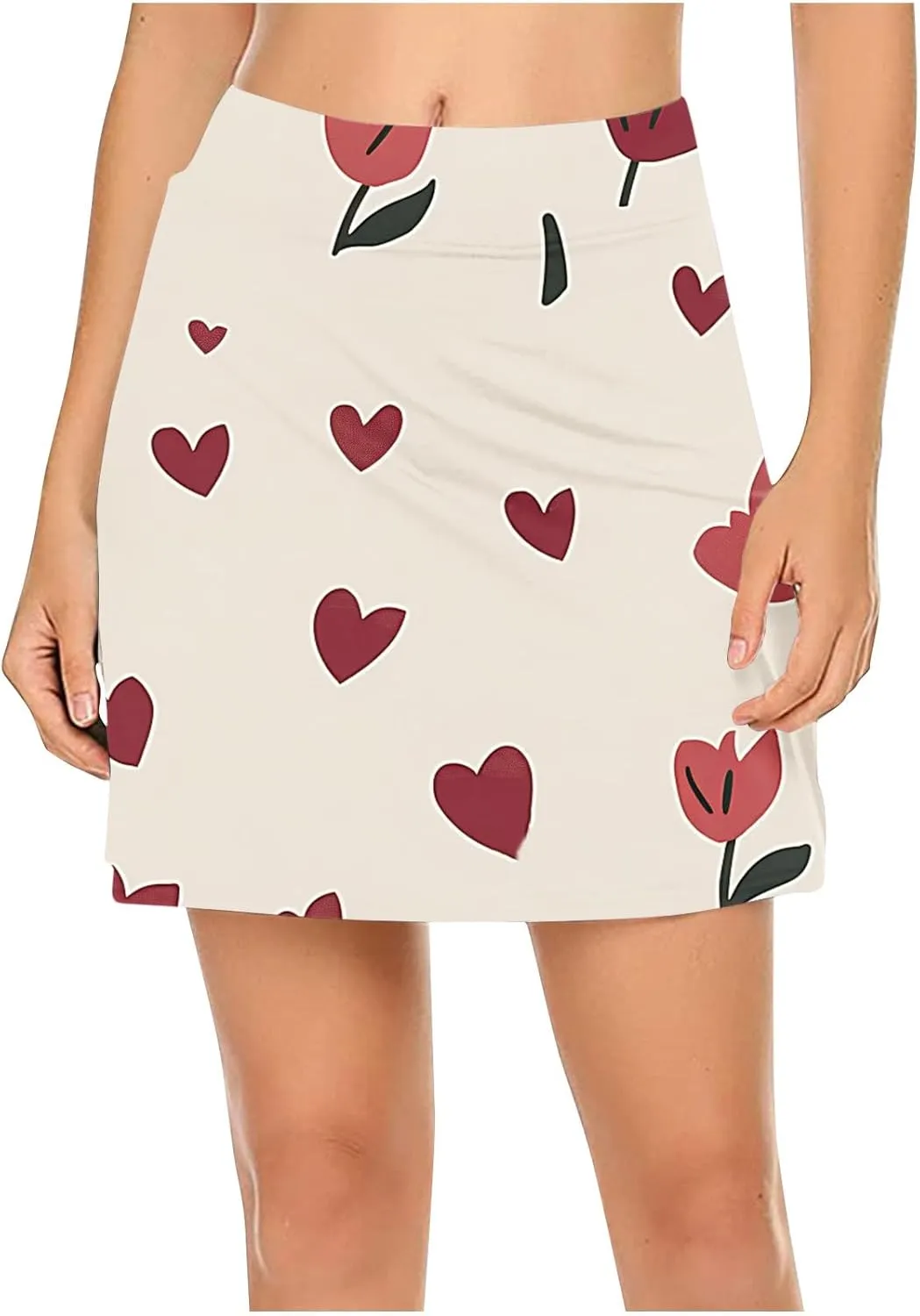 Womens Pleated High Cut 2 Piece Skirts Sets Skirts Shorts Sets for Women Workout Gym Yoga Tennis Matching Skirts
