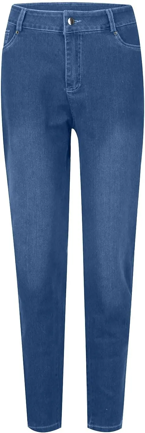 Womens Plus Size Jeans Stretch Sculpting High Waisted Jeans Casual Slim Fit Ankle Jeans 2024 Skinny Denim Curvy Jeans