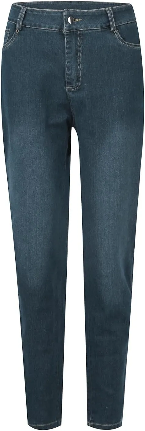 Womens Plus Size Jeans Stretch Sculpting High Waisted Jeans Casual Slim Fit Ankle Jeans 2024 Skinny Denim Curvy Jeans