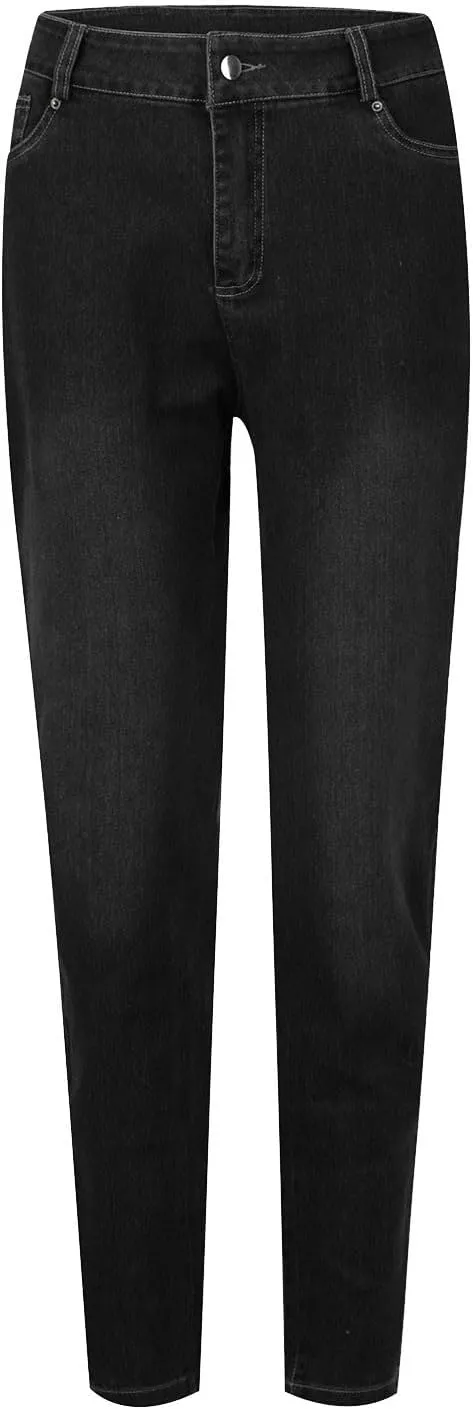 Womens Plus Size Jeans Stretch Sculpting High Waisted Jeans Casual Slim Fit Ankle Jeans 2024 Skinny Denim Curvy Jeans