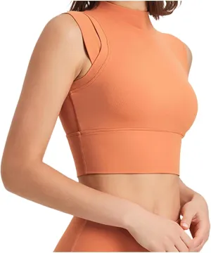 Women's Sports Bras Stretch Fabric Full-Coverage Yoga Underwire Quick Dry Smoothing Super Gather Racerback Bra 2025