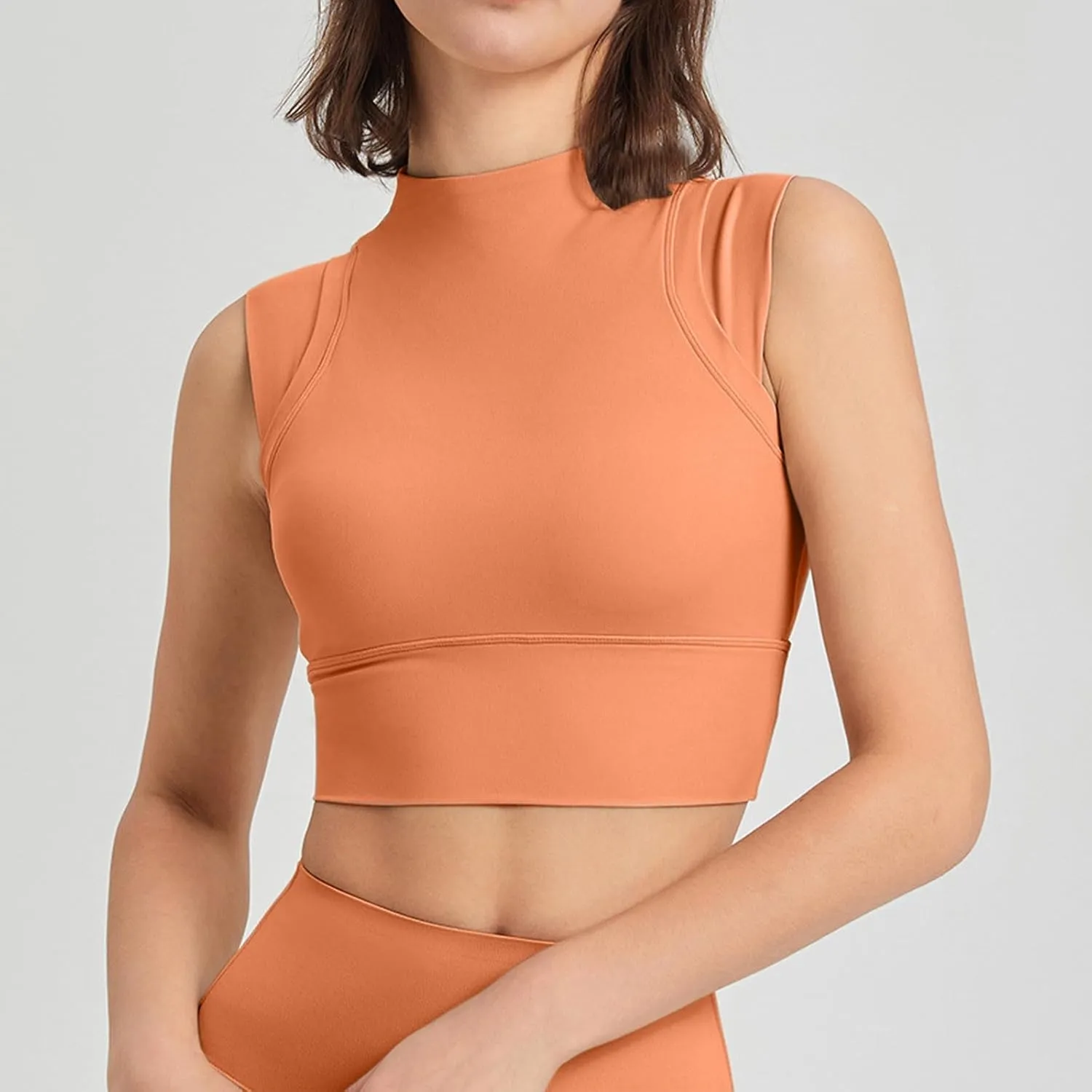 Women's Sports Bras Stretch Fabric Full-Coverage Yoga Underwire Quick Dry Smoothing Super Gather Racerback Bra 2025