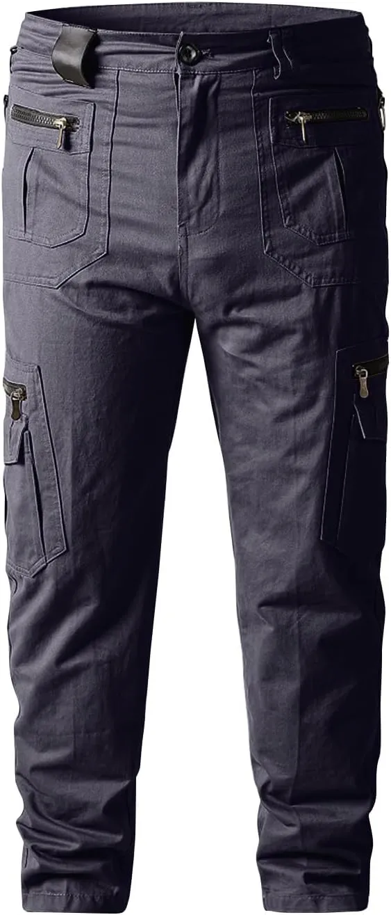 Work Pants for Men Construction Tactical Cargo Pants with Pockets 2024 Relaxed Fit Tactical Pants Camo Cargo Pants