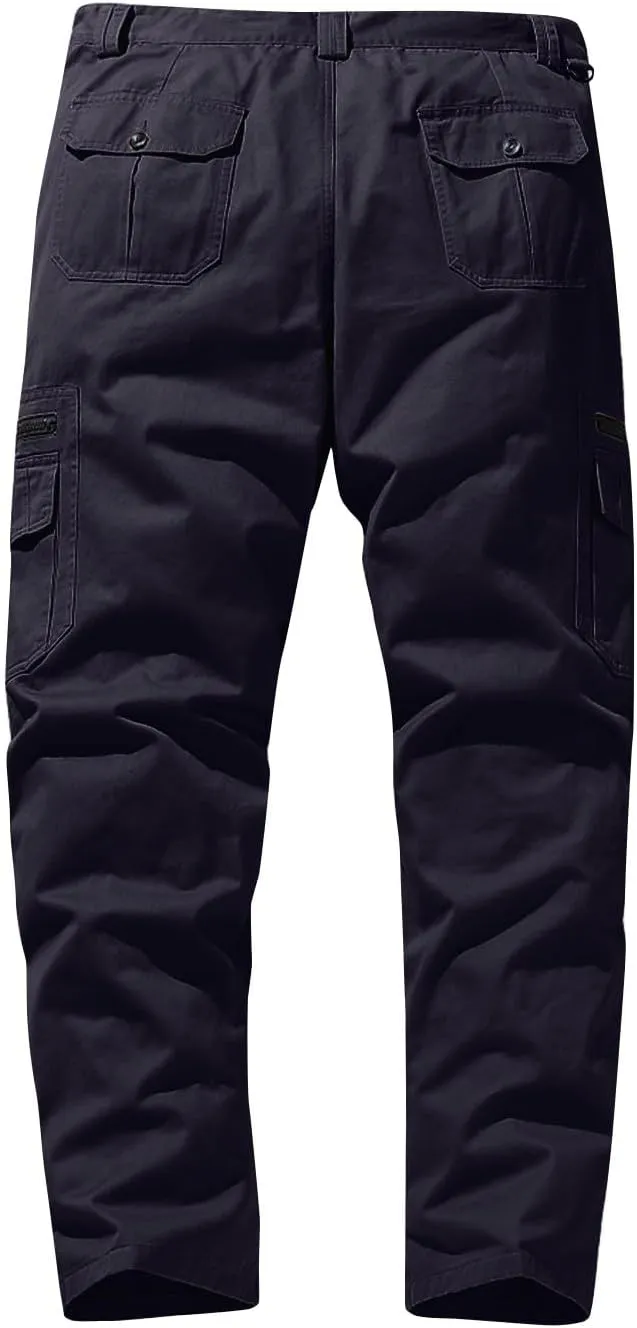 Work Pants for Men Construction Tactical Cargo Pants with Pockets 2024 Relaxed Fit Tactical Pants Camo Cargo Pants