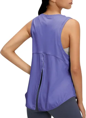 Workout Tank Tops for Women Sleeveless Athletic Top Casual Loose Running Shirts Round Neck Quick Dry Yoga Gym Clothes
