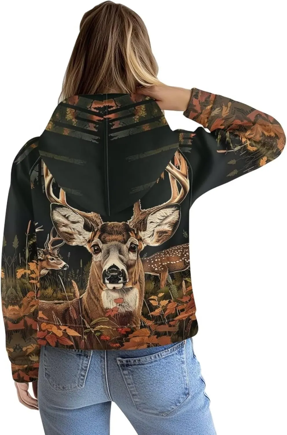 Xpyiqun Zipper Hoodies Y2K Long Sleeve Oversized Sweatshirts Graphic Zip Up Hoodie for Women Crop Pullover Fall Jackets