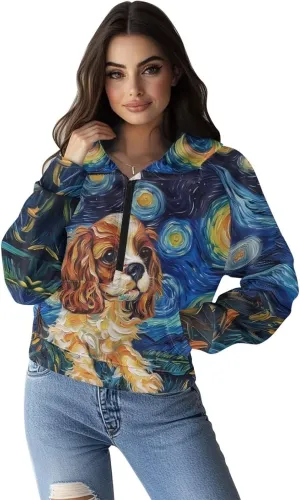 Xpyiqun Zipper Hoodies Y2K Long Sleeve Oversized Sweatshirts Graphic Zip Up Hoodie for Women Crop Pullover Fall Jackets