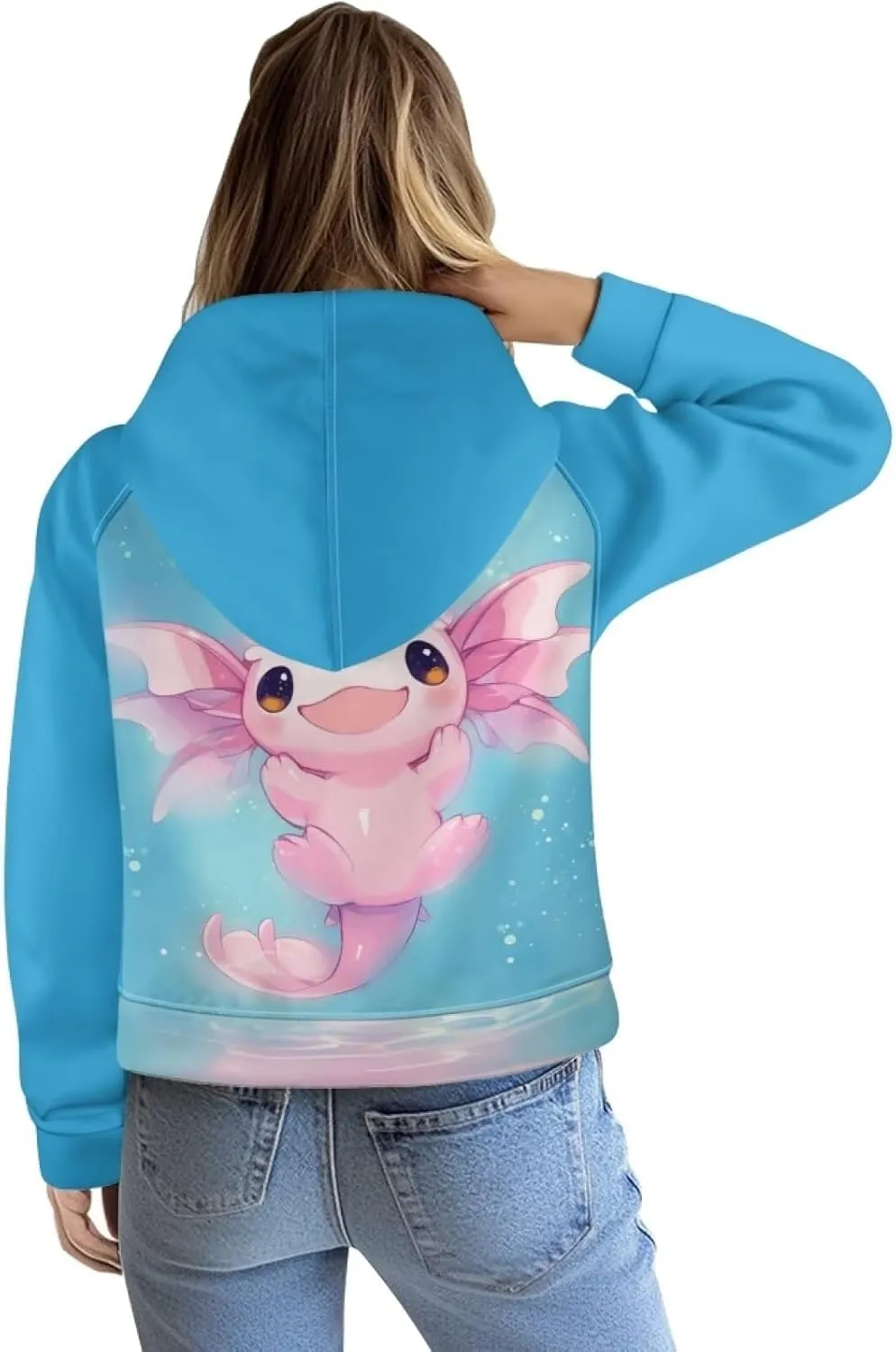 Xpyiqun Zipper Hoodies Y2K Long Sleeve Oversized Sweatshirts Graphic Zip Up Hoodie for Women Crop Pullover Fall Jackets