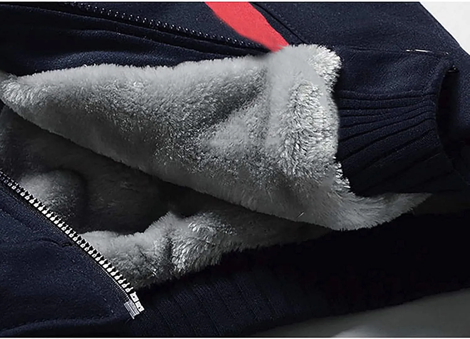 Ymosrh Mens Work Hoodies Zip Up Hoodie Fleece Lined Sweatshirt Long Sleeve Warm Hoodie Jacket Coat Pullover Hoodie, S-5XL