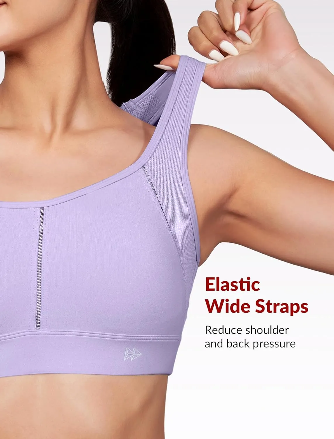 Yvette Yoga Bras Carving Series Racerback Sports Bras for Women Breathable and Soft Low Impact Workout Tops