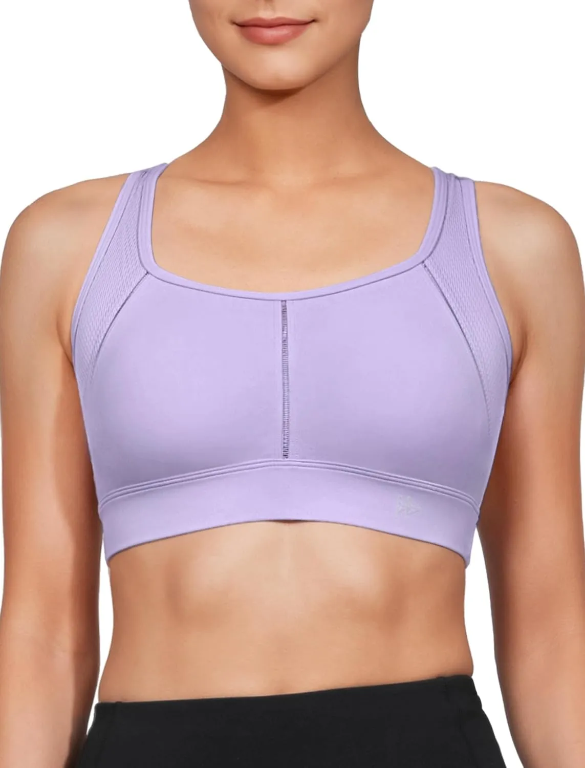 Yvette Yoga Bras Carving Series Racerback Sports Bras for Women Breathable and Soft Low Impact Workout Tops