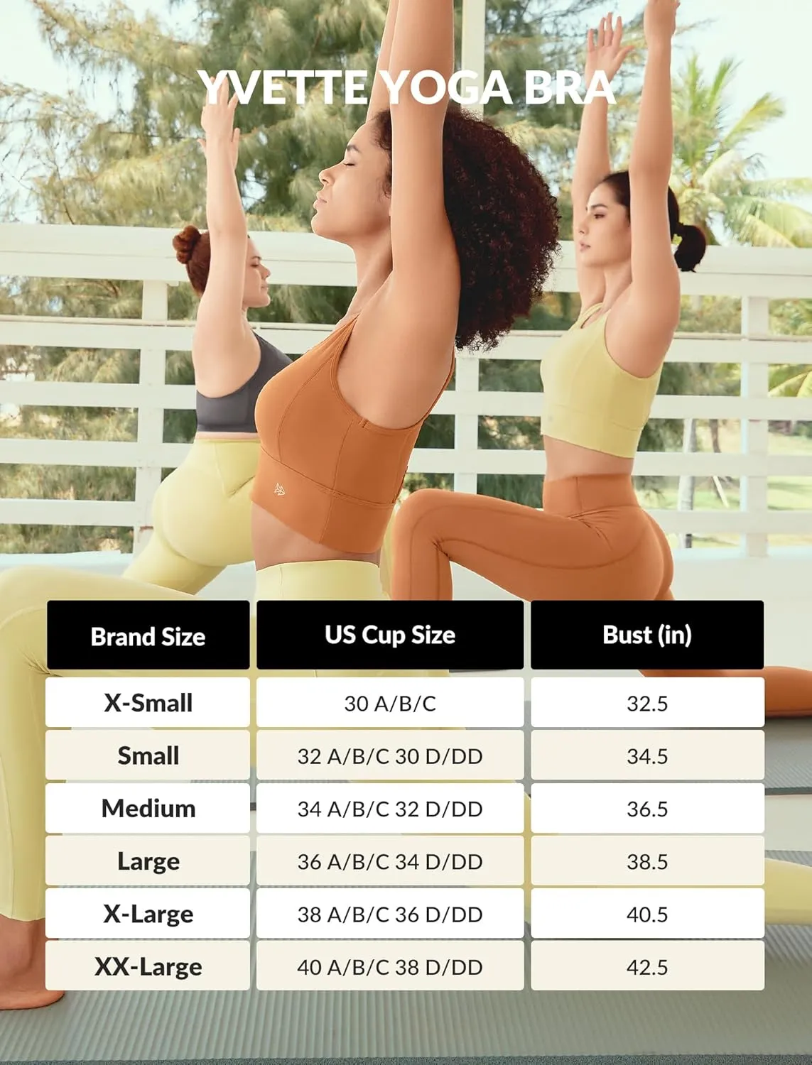 Yvette Yoga Bras Carving Series Racerback Sports Bras for Women Breathable and Soft Low Impact Workout Tops