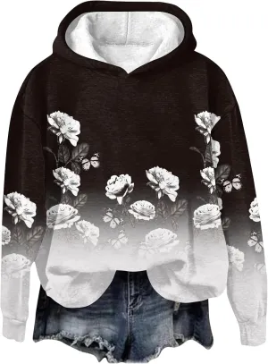 ZEFOTIM Sherpa Lined Hoodies for Women Trendy Winter Pullovers Fashion Sweatshirts Comfy Casual Long Sleeve Hoodies